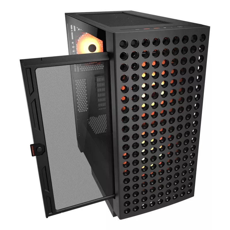 COUGAR Midi-Tower-Gehäuse, Airface ECO, ARGB, Schwarz