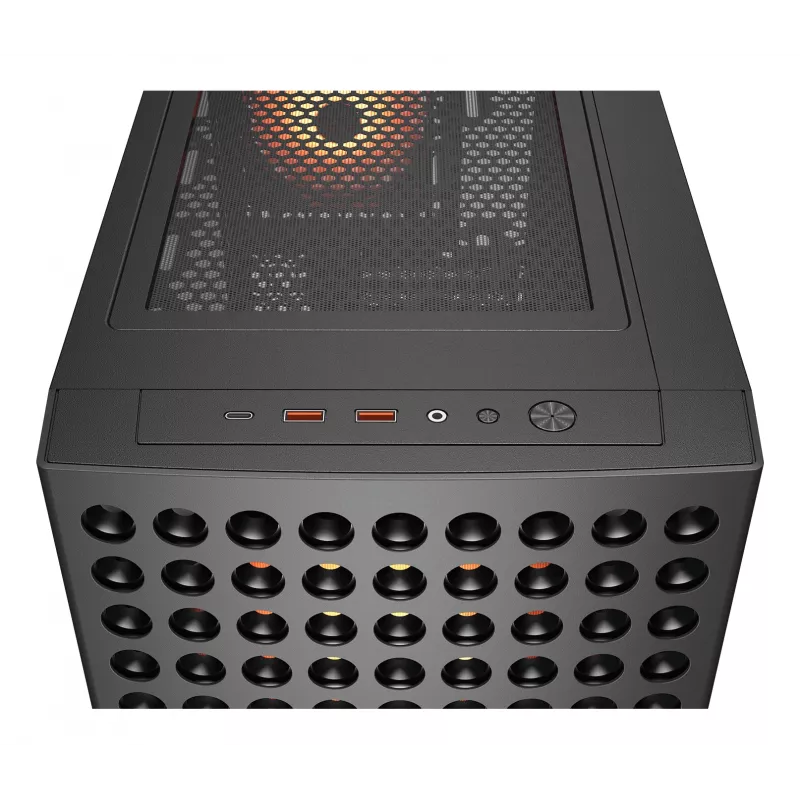 COUGAR Midi-Tower-Gehäuse, Airface ECO, ARGB, Schwarz