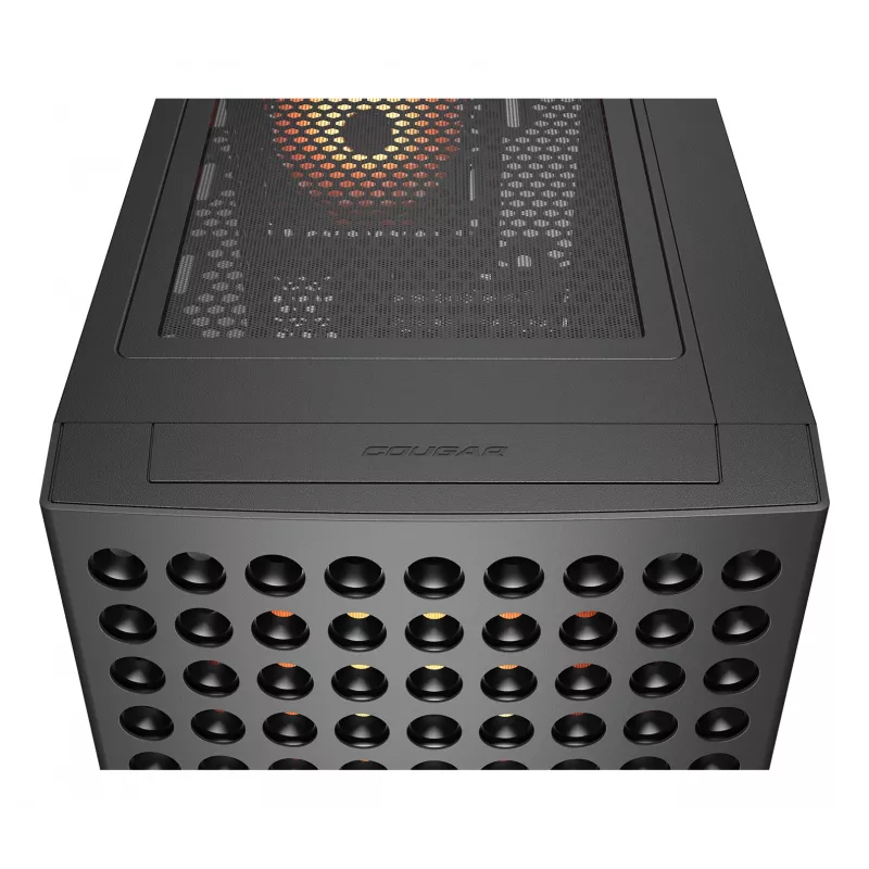 COUGAR Midi-Tower-Gehäuse, Airface ECO, ARGB, Schwarz