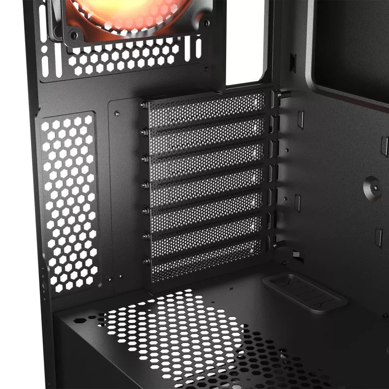 COUGAR Midi-Tower-Gehäuse, Airface ECO, ARGB, Schwarz