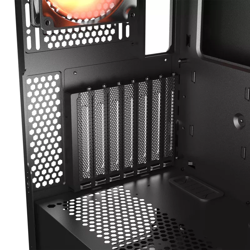 COUGAR Midi-Tower-Gehäuse, Airface ECO, ARGB, Schwarz