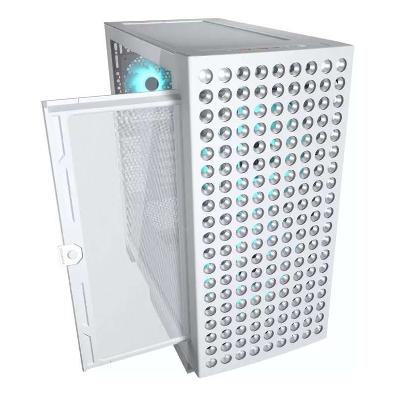 COUGAR Midi-Tower-Gehäuse, Airface ECO, ARGB, Weiß