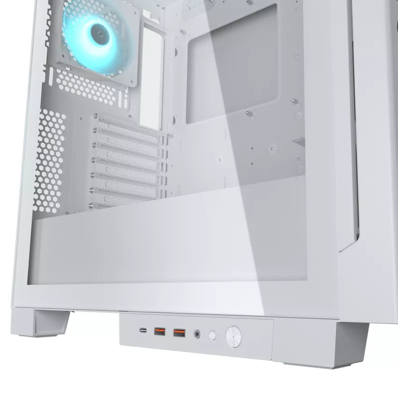 COUGAR Midi-Tower-Gehäuse, Airface ECO, ARGB, Weiß