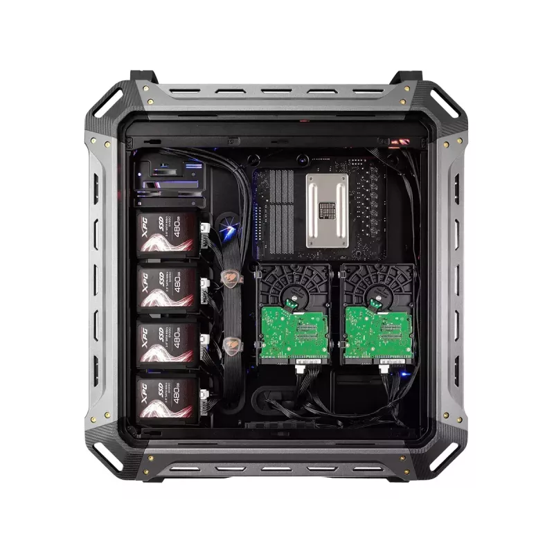 Full Tower COUGAR Gaming Panzer Max-G Schwarz 120 140 mm Lüfter