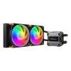 COUGAR CPU Wasserkühlung Poseidon Ultra 240, ARGB, Schwarz, All-in-One-Flüssigkeitskühler, 12 cm, 500 RPM, 2200 RPM, Schwarz