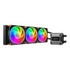 COUGAR CPU Wasserkühlung Poseidon Ultra 360, ARGB, Schwarz, All-in-One Flüssigkeitskühlung, 12 cm, 500 RPM, 2200 RPM, Schwarz