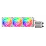 COUGAR CPU Wasserkühlung Poseidon Ultra 360, ARGB, Weiß, All-in-One-Flüssigkeitskühler, 12 cm, 500 U/min, 2200 U/min, Weiß
