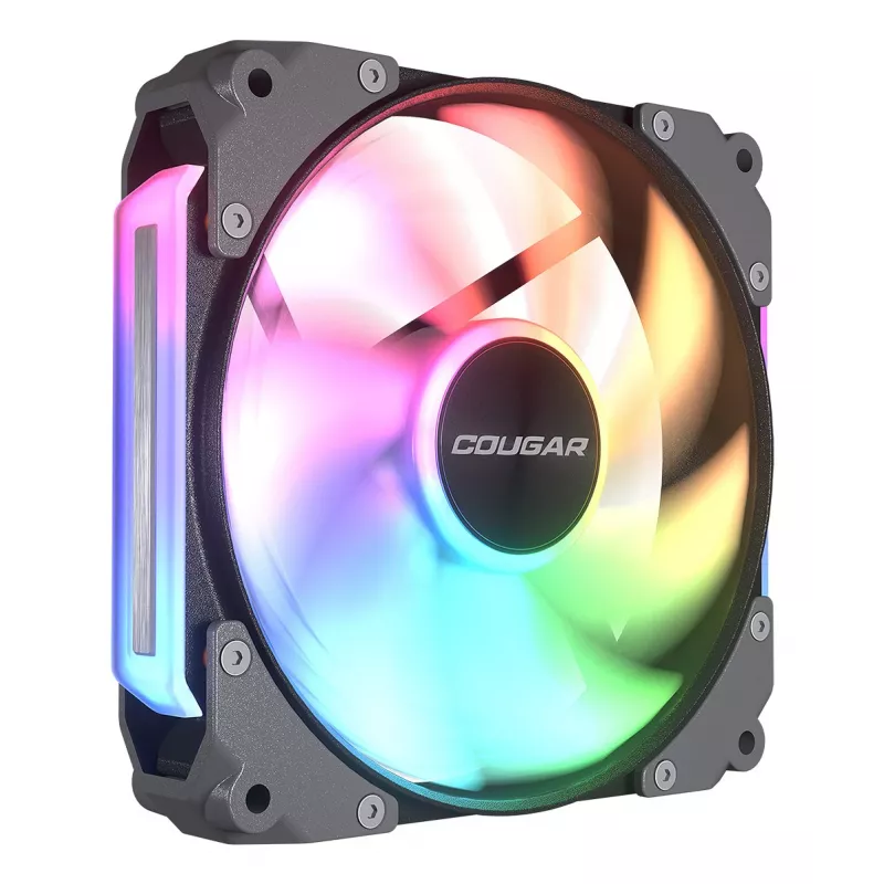 COUGAR Gehäuselüfter Apolar 120 ARGB, Schwarz, Lüfter, 12 cm, Schwarz