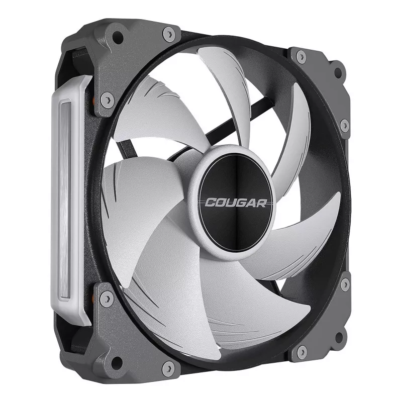 COUGAR Gehäuselüfter Apolar 120 ARGB, Schwarz, Lüfter, 12 cm, Schwarz