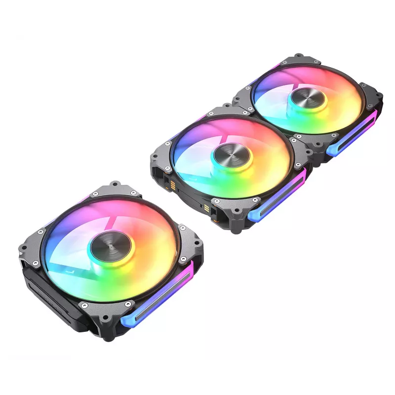 COUGAR Gehäuselüfter Apolar 120 ARGB, Schwarz (3er-Pack)