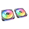 COUGAR Gehäuselüfter Apolar 120 ARGB, Schwarz (3er-Pack)