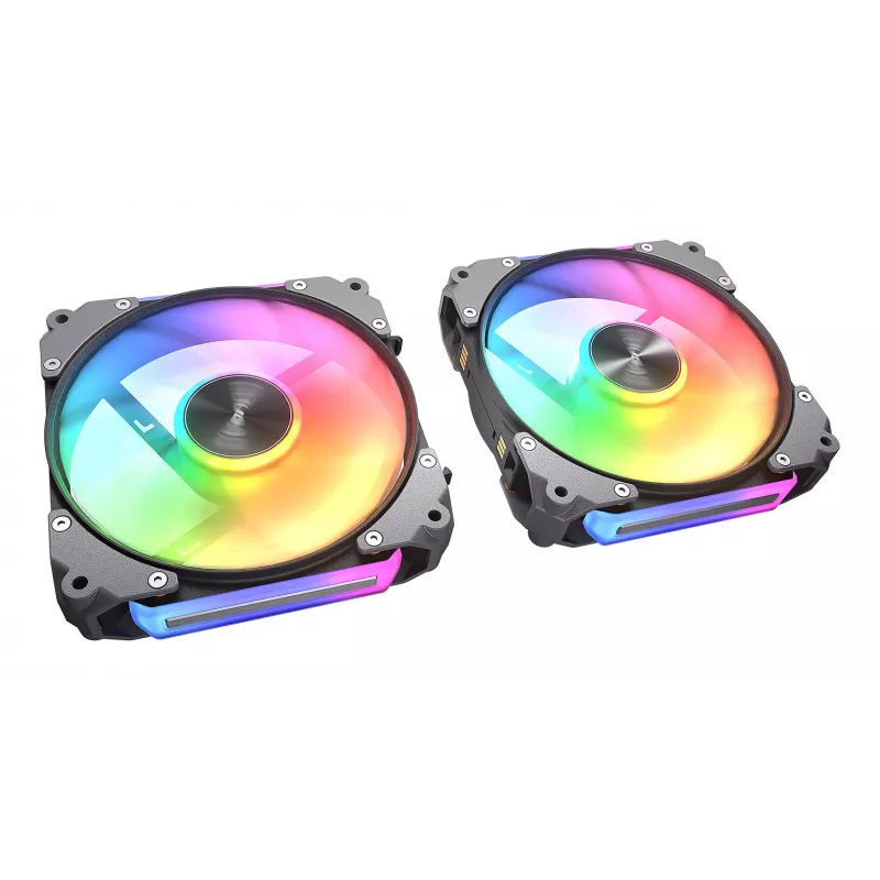 COUGAR Gehäuselüfter Apolar 120 ARGB, Schwarz (3er-Pack)