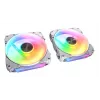COUGAR Gehäuselüfter Apolar 120 ARGB, Weiß (3er-Pack), Lüfter, 12 cm, Weiß