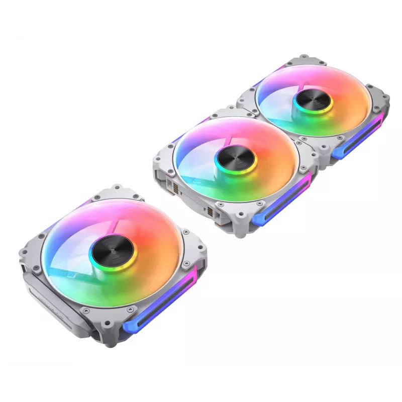 COUGAR Gehäuselüfter Apolar 120 ARGB, Reverse Blade, Weiß (3er-Pack)