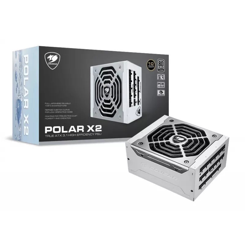 COUGAR POLAR X2 1050W Netzteil ATX3.1 / 80 Plus Platinum / Modular