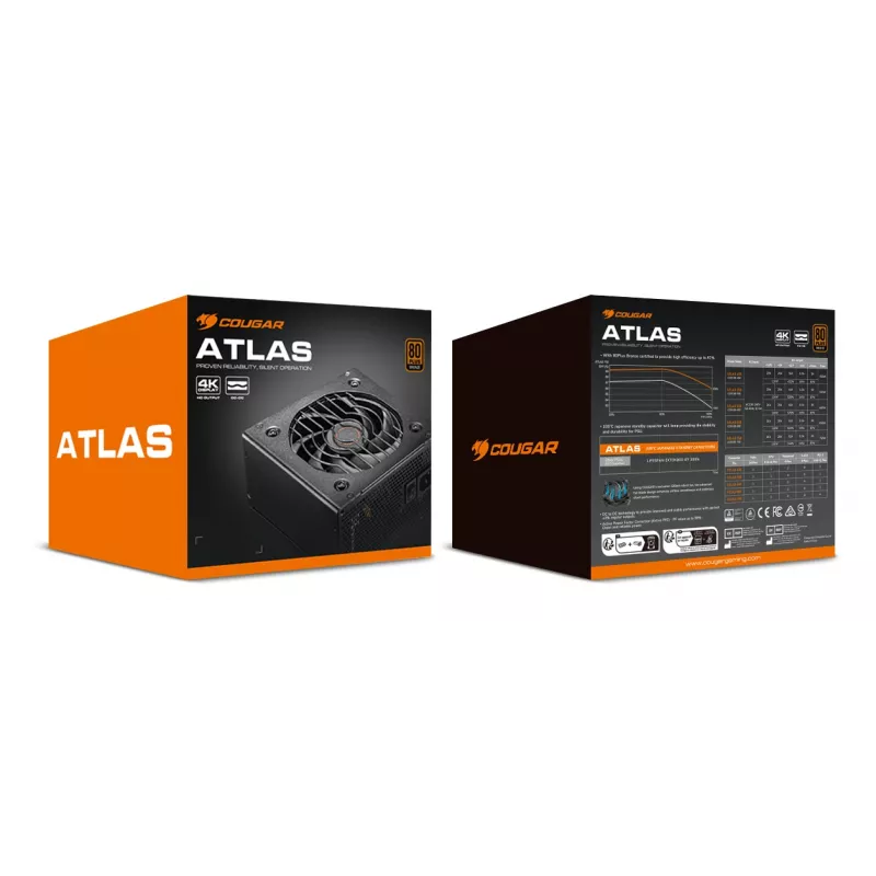 COUGAR Netzteil ATLAS 750W ATX / 80 Plus Bronze