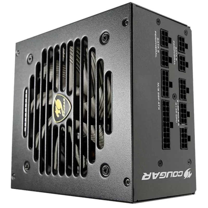 COUGAR Netzteil GEX 750W ATX3.0 / 80 Plus Gold / Modular, 750 W, 100 - 240 V, 50 - 60 Hz, 10 - 5 A, 10 A, 5 A