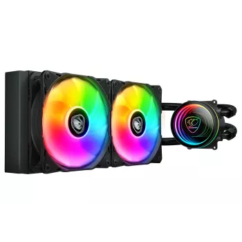 All-in-One-Flüssigkeitskühler COUGAR Gaming Poseidon Elite ARGB 240 Schwarz Maximaler Luftdruck 2,4 mmH2O