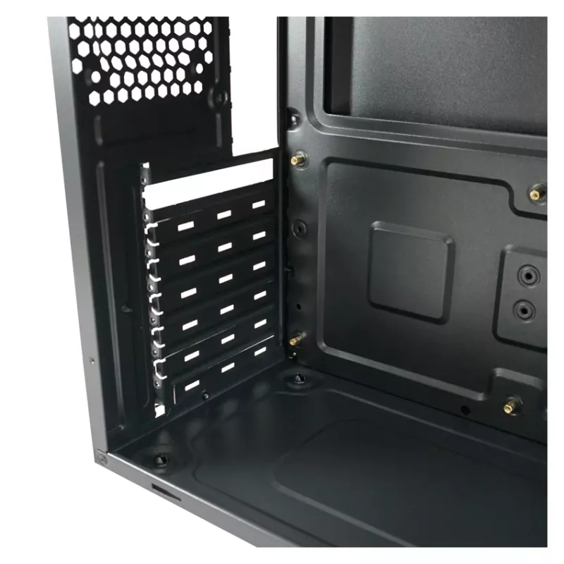 PC-Gehäuse LC-Power LC-7041B-ON Midi Tower Schwarz