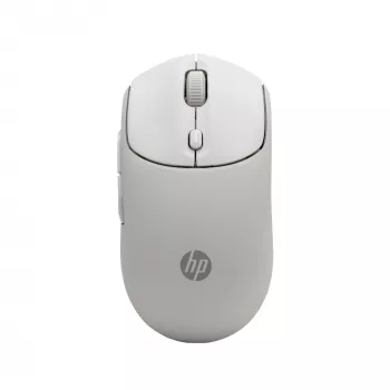 HP 400 Leise Maple Wireless-Maus, beidhändig, RF Wireless + Bluetooth, 6000 DPI, Beige
