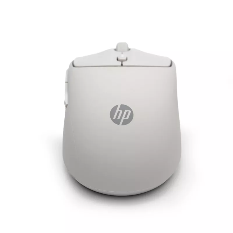 HP 400 Leise Maple Wireless-Maus, beidhändig, RF Wireless + Bluetooth, 6000 DPI, Beige