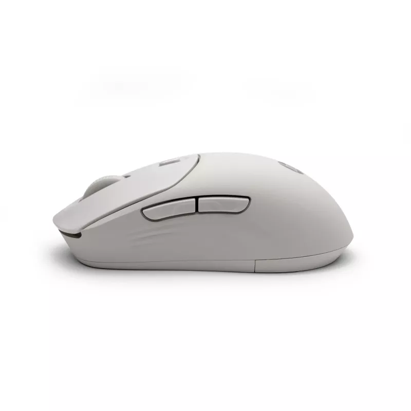 HP 400 Leise Maple Wireless-Maus, beidhändig, RF Wireless + Bluetooth, 6000 DPI, Beige
