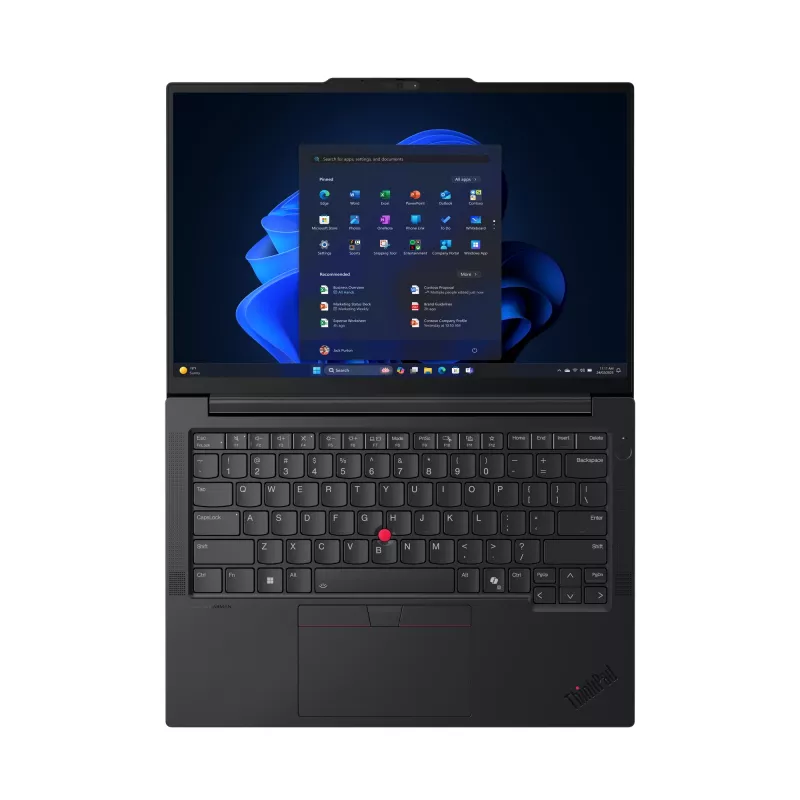 Lenovo ThinkPad E14 Gen 7 (Intel) Copilot+ PC Intel Core Ultra 7 258V Laptop 35.6 cm (14 Zoll) WUXGA 32 GB LPDDR5x-SDRAM 1 TB SSD Wi-Fi 6E (802.11ax) Windows 11 Pro Deutsch Schwarz