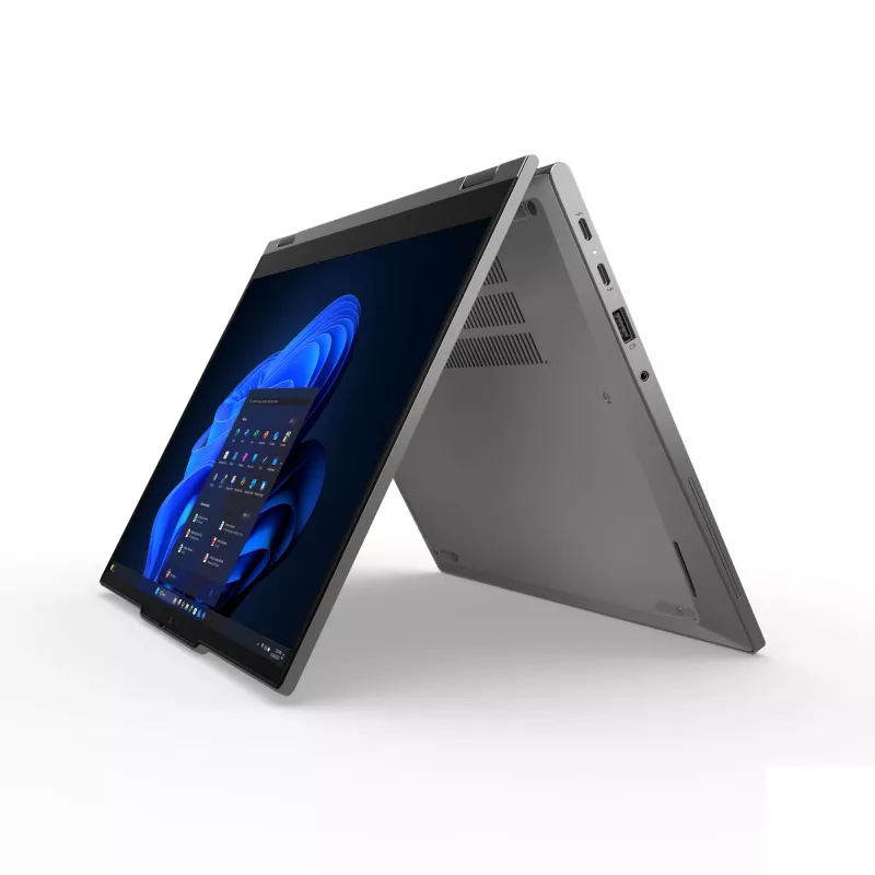 Lenovo ThinkPad L13 2-in-1 Gen 6 (AMD) AMD Ryzen™ 7 250 Hybrid (2-in-1) 33.8 cm (13.3 Zoll) Touchscreen WUXGA 32 GB LPDDR5x-SDRAM 1 TB SSD Wi-Fi 7 (802.11be) Windows 11 Pro Deutsch Grau