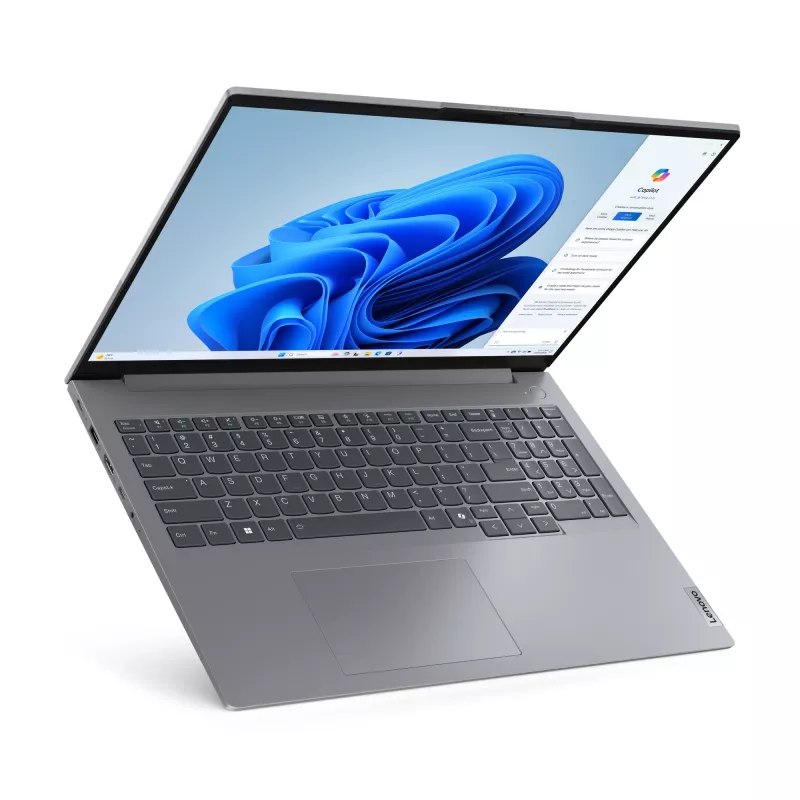 Lenovo ThinkBook 16 G7 ARP AMD Ryzen™ 7 7735HS Laptop 40,6 cm (16 Zoll) WUXGA 32 GB DDR5-SDRAM 1 TB SSD Wi-Fi 6E (802.11ax) Windows 11 Pro Grau