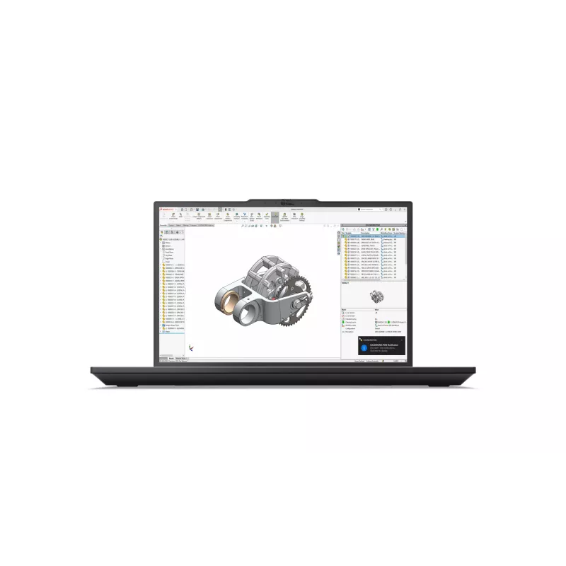 Lenovo ThinkPad P16v Gen 3 (Intel) Intel Core Ultra 7 255H Mobile Workstation 40,6 cm (16 Zoll) WUXGA 32 GB DDR5-SDRAM 1 TB SSD NVIDIA RTX PRO 500 Blackwell Wi-Fi 7 (802.11be) Windows 11 Pro Deutsch Schwarz