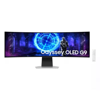 49 Zoll Dual QHD OLED Curved Monitor Samsung S49DG950SU — 5120×1440, 32:9, 0,03 ms, USB-Hub, VESA, Lautsprecher