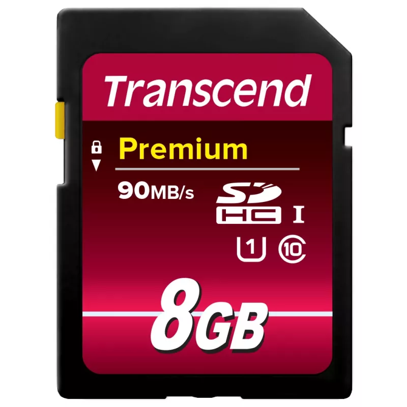 Flash-Speicher Transcend 8GB SDHC Class 10 UHS-I TS8GSDU1
