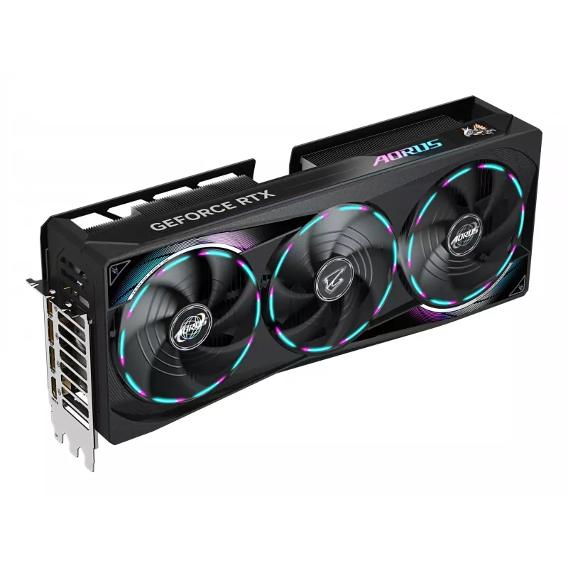 GIGABYTE AORUS GeForce RTX 5080 MASTER 16G Grafikkarte - 16GB GDDR7, 256bit, PCI-E 5.0, 2805MHz Core Clock, 3 x DisplayPort, 1 x HDMI, GV-N5080AORUS M-16GD