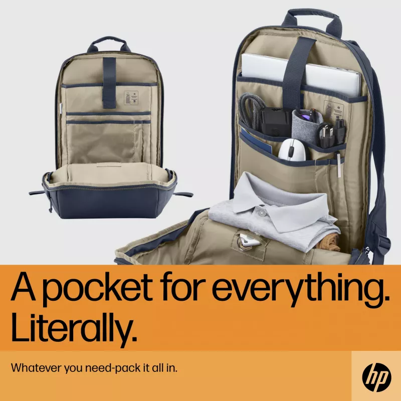 HP Travel 18 Liter 15.6 Iron Grau Laptop-Rucksack