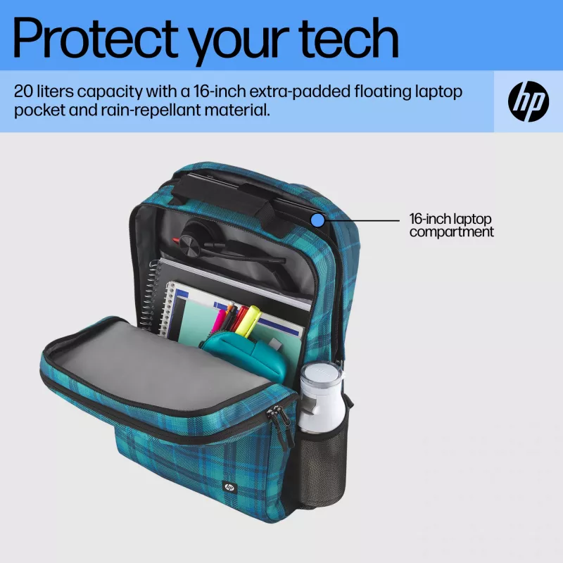 Freizeit-Rucksack HP Campus XL Tie Dye Rucksack Schwarz Polyester