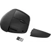 HP 920 Ergonomische kabellose Maus, Rechtshänder, vertikales Design, Bluetooth + USB Typ A, 4000 DPI, Schwarz