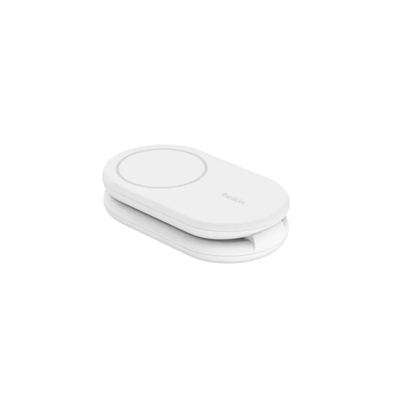 BELKIN Boostcharge Qi2 15w Magnetic 2in1 Stand – Weiß