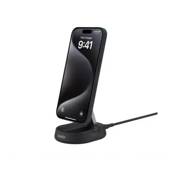 BELKIN kabellose Ladestation – Boostcharge Pro – Qi2 15 W – Schwarz