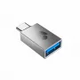 CHERRY 61710036 Adapter USB-A auf USB-C, Silber