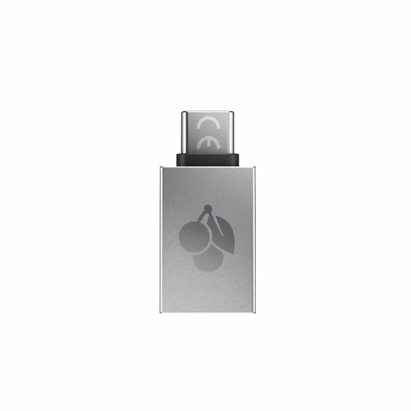 CHERRY 61710036 Adapter USB-A auf USB-C, Silber