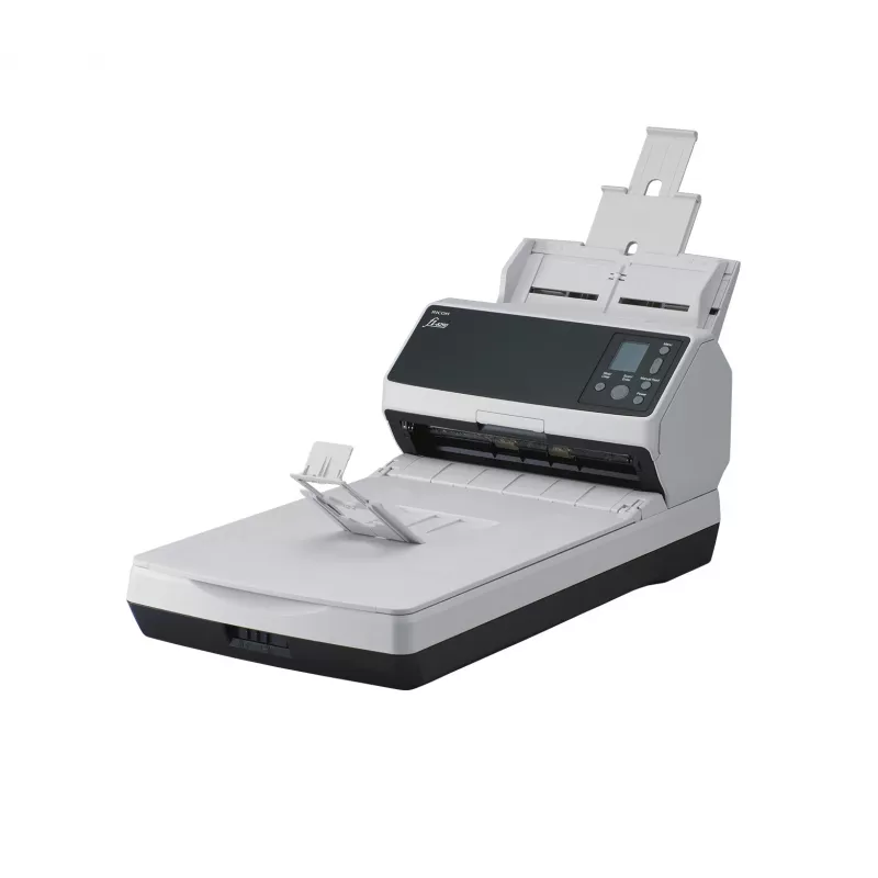 Ricoh fi-8290 ADF + Einzelblatteinzug Scanner 600 x 600 DPI A4 Schwarz, Grau