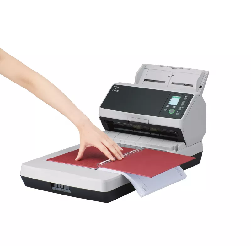 Ricoh fi-8290 ADF + Einzelblatteinzug Scanner 600 x 600 DPI A4 Schwarz, Grau