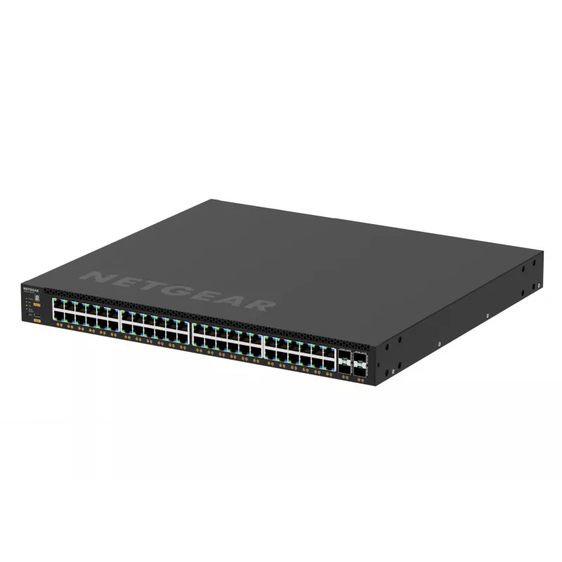 NETGEAR M4350-48G4XF Managed L3 Gigabit Ethernet (10/100/1000) Power over Ethernet (PoE) 1U Schwarz