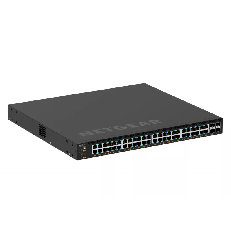 NETGEAR M4350-48G4XF Managed L3 Gigabit Ethernet (10/100/1000) Power over Ethernet (PoE) 1U Schwarz