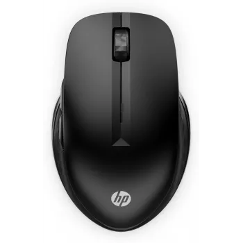 HP 430 Multi-Device Wireless Mouse, beidhändig, optisch, RF Wireless + Bluetooth, 1200 DPI, Schwarz