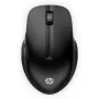 HP 430 Multi-Device Wireless Mouse, beidhändig, optisch, RF Wireless + Bluetooth, 1200 DPI, Schwarz
