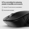 HP 430 Multi-Device Wireless Mouse, beidhändig, optisch, RF Wireless + Bluetooth, 1200 DPI, Schwarz