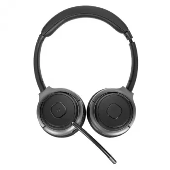 Targus AEH104GL Kopfhörer/Headset Kabelgebunden & Kabellos Kopfband Anrufe/Musik USB Typ-C Bluetooth Schwarz