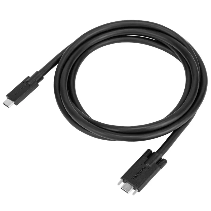 Targus ACC1122GLX USB-Kabel USB 3.2 Gen 1 (3.1 Gen 1) 1,8 m USB-C Schwarz