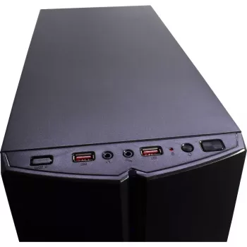 PC-Gehäuse Inter-Tech B-48 Midi Tower Schwarz
